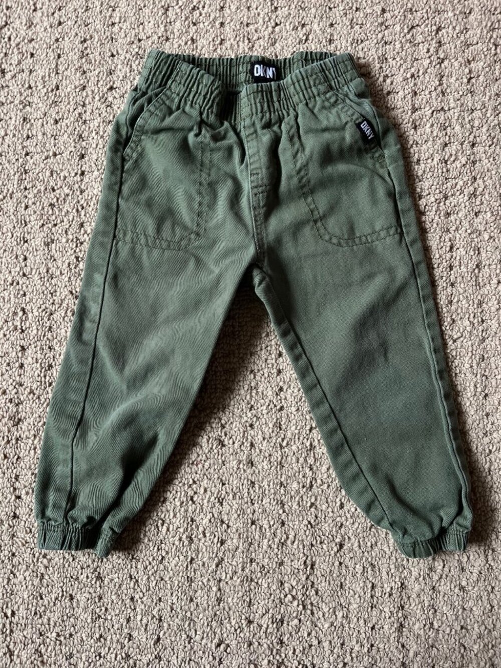 Premium DKNY toddler boys jogger pants in size 24M